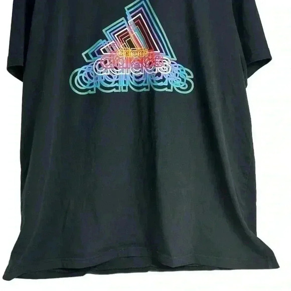 Adidas Men's Climalite Future Bos Crew-neck T-shirt Black Medium - Picture 5 of 9